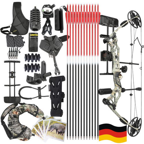 Compoundbogen carbonpfeile set - compoundbogen,