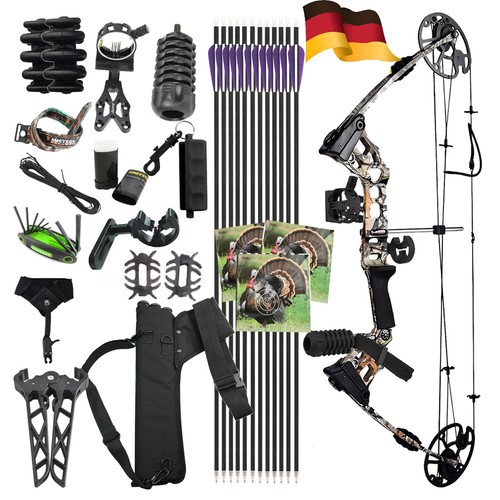 Compoundbogen pfei set 70lb - compoundbogen, 20-70lb